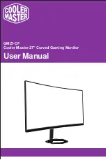 Cooler Master GM27-CF User Manual preview
