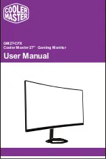 Cooler Master GM27-CFX User Manual предпросмотр