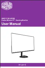 Cooler Master GM27-FQS ARGB User Manual предпросмотр