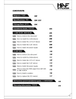 Preview for 2 page of Cooler Master HAF Stacker 915F User Manual