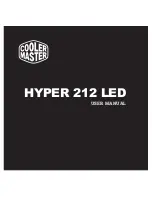 Preview for 1 page of Cooler Master HYPER 212 LED TURBO User Manual