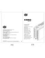 Предварительный просмотр 1 страницы Cooler Master K550 Installation Manual