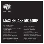 Cooler Master MASTERCASE MC500P User Manual preview