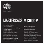 Cooler Master MASTERCASE MC600P User Manual предпросмотр