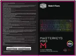 Cooler Master MASTERKEYS PRO M User Manual предпросмотр