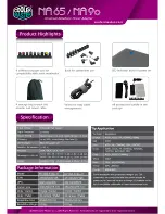 Preview for 2 page of Cooler Master NA65 Specifications