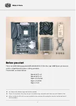 Предварительный просмотр 2 страницы Cooler Master RR-AM4B-H212-S1 Installation Instructions Manual