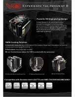 Предварительный просмотр 2 страницы Cooler Master V8 Series Specfications