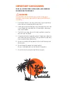 Preview for 5 page of Coolest Cooler Ownersmanual