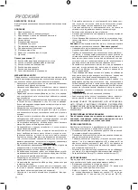 Предварительный просмотр 6 страницы COOLFORT CF-2043 Instruction Manual