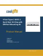 Предварительный просмотр 1 страницы CoolGear CG-4P31CHUB Product Manual