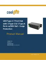 CoolGear CG-7PU313C Product Manual предпросмотр