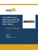 CoolGear CG-7PU31HB Product Manual preview