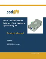 CoolGear CG-UCUSBPDB Product Manual preview