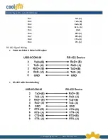 Предварительный просмотр 9 страницы CoolGear USB-8COMi-M Series Manual