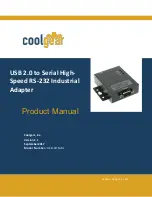 CoolGear USB-COM-M Product Manual предпросмотр