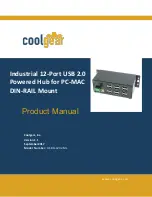 CoolGear USBG-12U2ML Product Manual предпросмотр