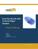 CoolGear USBG-232FT-1 Product Manual preview