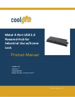 CoolGear USBG-4SU2MLA Product Manual предпросмотр