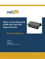 Предварительный просмотр 1 страницы CoolGear USBG-4U3MLR2 Product Manual