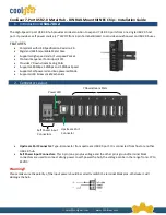 CoolGear USBG-7DU2i Installation Manual предпросмотр