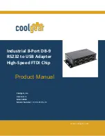 CoolGear USBG-8COM-M Product Manual preview