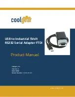 Предварительный просмотр 1 страницы CoolGear USBG-COM-X Product Manual