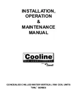 Preview for 1 page of Cooline VWL series Installation, Operation & Maintenance Manual