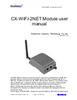 Предварительный просмотр 1 страницы Coolmay CX-WIFI-2NET User Manual