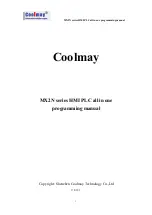 Coolmay MX2N Series Programming Manual preview