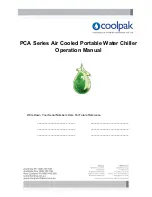 Preview for 1 page of Coolpak PCA050 Operation Manual