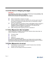 Preview for 9 page of Coolpak PCA050 Operation Manual