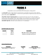 Preview for 1 page of CoolShirt ProCool-R Quick Start Manual