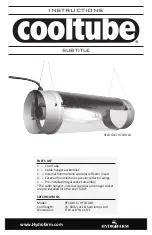 Cooltube RFCOOL6 Instructions preview