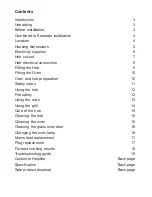 Preview for 2 page of Coolzone CZ55525 Installation And Operating Instructions Manual