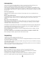 Preview for 3 page of Coolzone CZ55573 Installation And Operating Instructions Manual