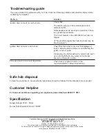 Preview for 12 page of Coolzone CZ55573 Installation And Operating Instructions Manual