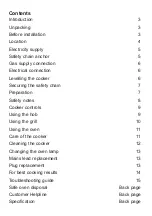 Preview for 2 page of Coolzone CZ55584 Installation And Operating Instructions Manual