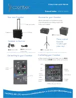 Coomber Dance Combo 45000 Series Product Instruction Manual preview