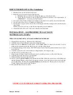 Предварительный просмотр 11 страницы Coonara Barossa Operating Information & Installation Instructions