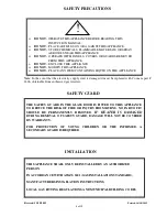 Предварительный просмотр 6 страницы Coonara chateau 2 series Operating Information & Installation Instructions