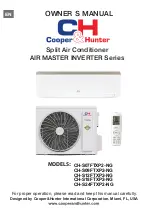 Предварительный просмотр 1 страницы Cooper & Hunter AIR MASTER INVERTER CH-S07FTXP2-NG Owner'S Manual