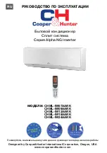 Preview for 42 page of Cooper & Hunter Alpha NG Inverter Series Owner'S Manual