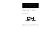 Предварительный просмотр 3 страницы Cooper & Hunter CH-2945T Instruction Manual