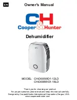 Предварительный просмотр 1 страницы Cooper & Hunter CH-D005WD1-12LD Owner'S Manual