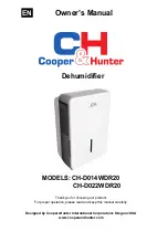 Предварительный просмотр 1 страницы Cooper & Hunter CH-D014WDR20 Owner'S Manual