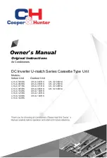 Предварительный просмотр 1 страницы Cooper & Hunter CH-IC035RK Owner'S Manual