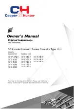 Предварительный просмотр 1 страницы Cooper & Hunter CH-IC071RK Owner'S Manual