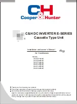 Cooper & Hunter CH-IC071RKE Installation And Owner'S Manual preview