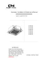 Cooper & Hunter CHV-09MCC4W Operation Installation Maintenance Manual предпросмотр